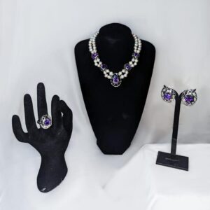 Amethyst & Pearl Parure