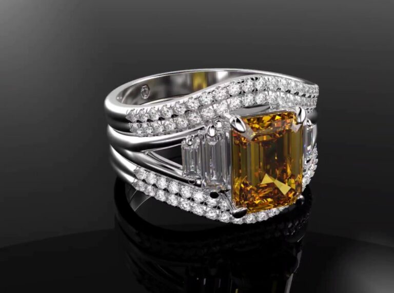 Imperial Citrine Cocktail Ring